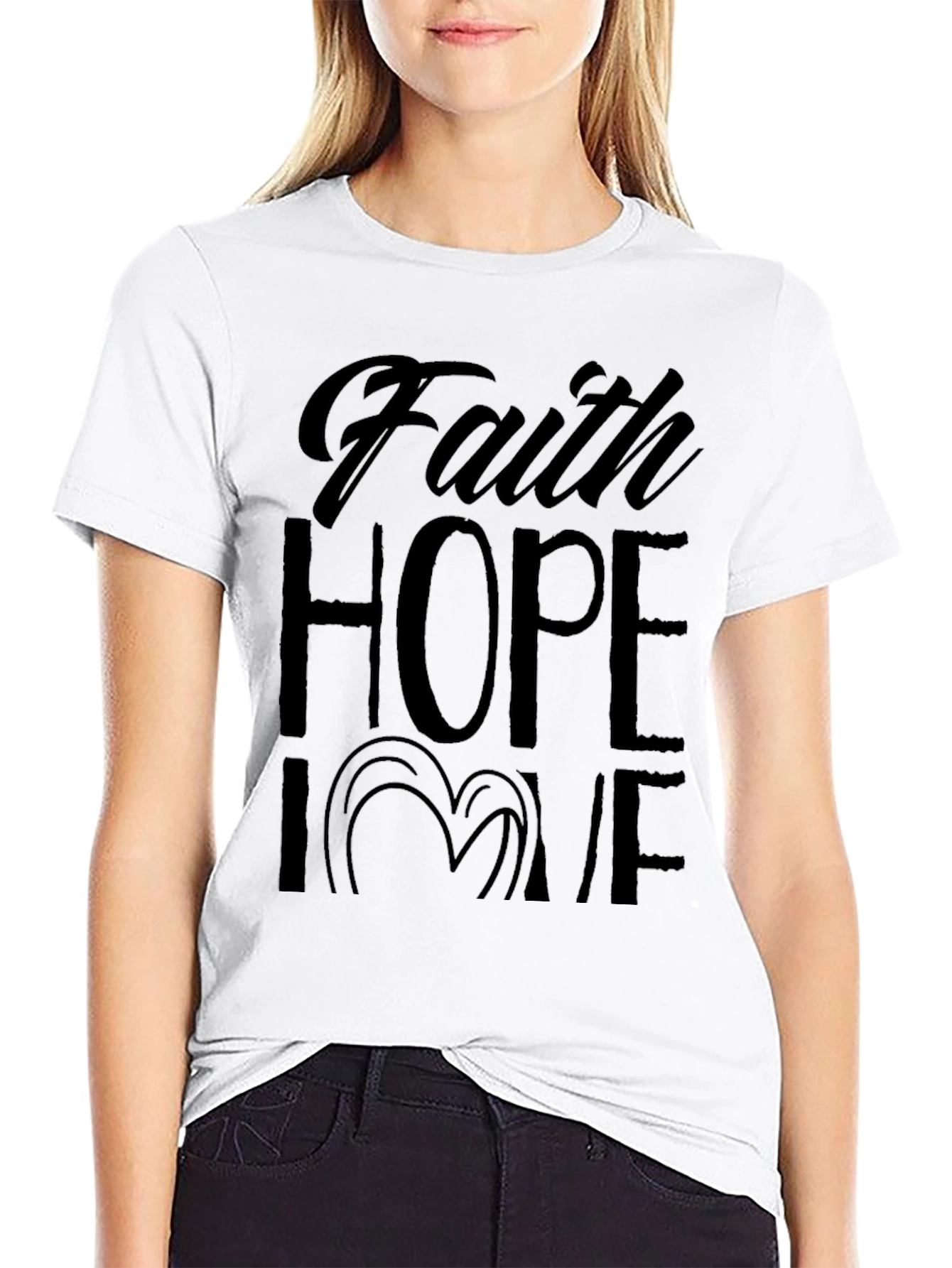 Faith Hope Love Graphic Tee