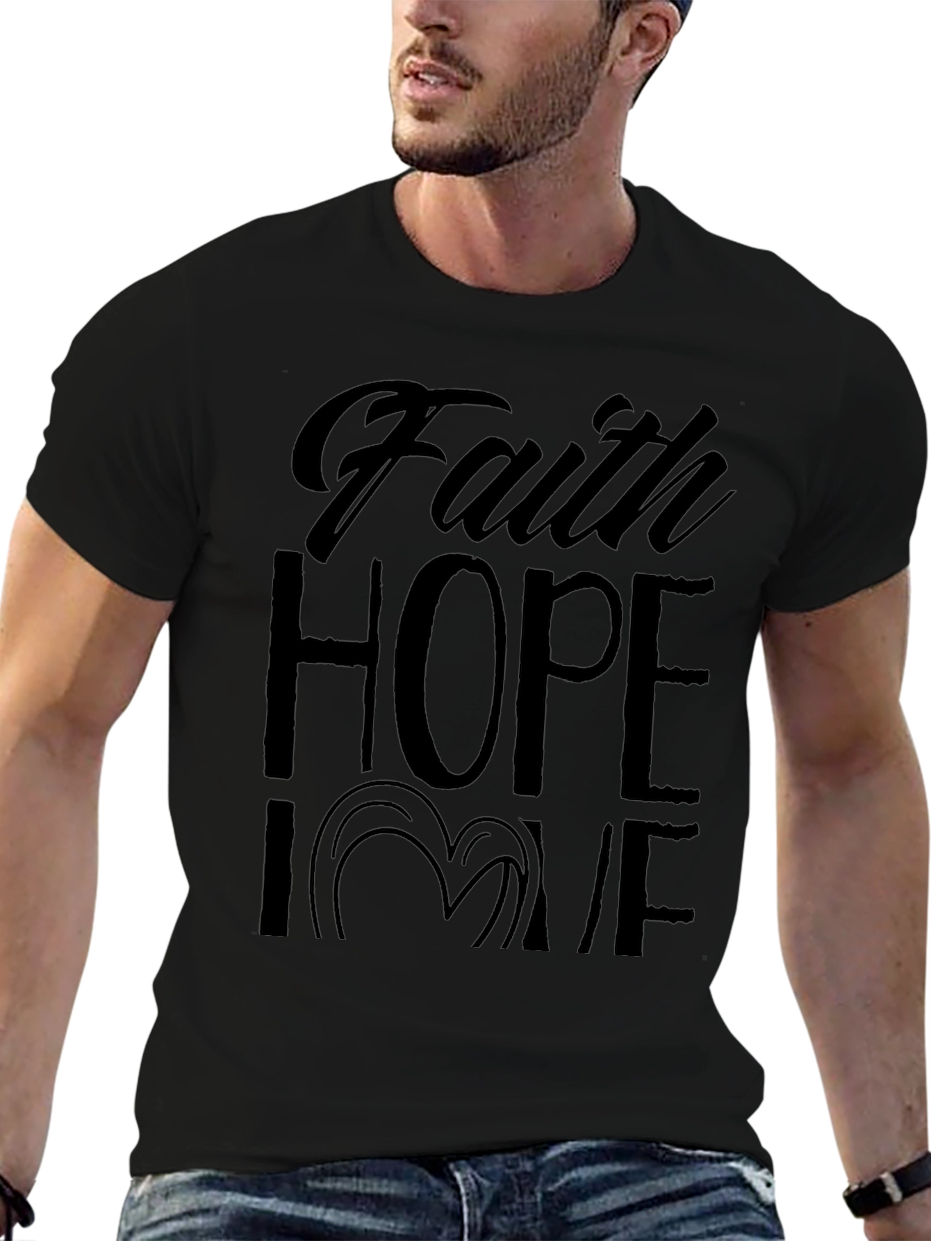 Faith Hope Love Graphic Tee