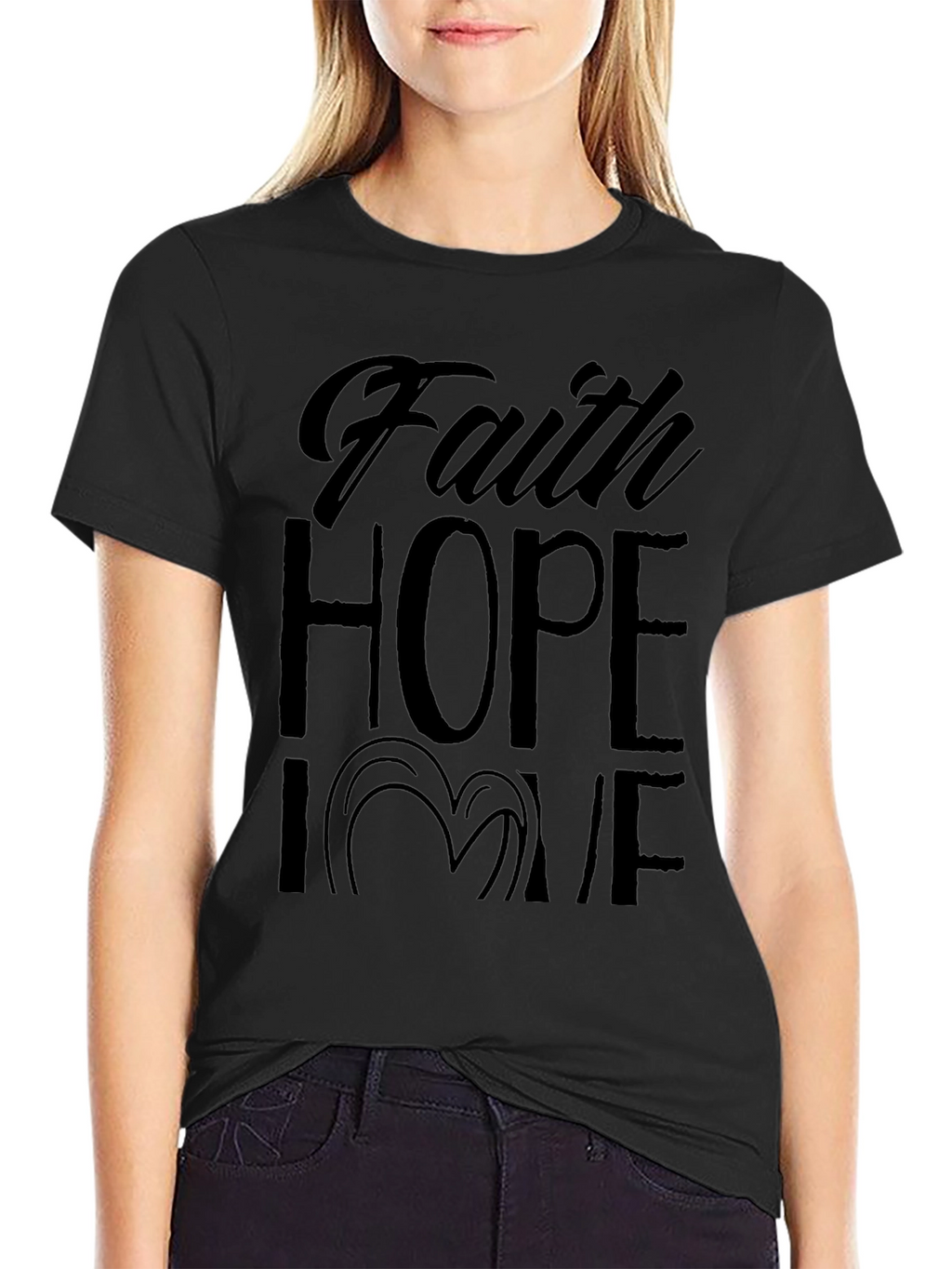 Faith Hope Love Graphic Tee