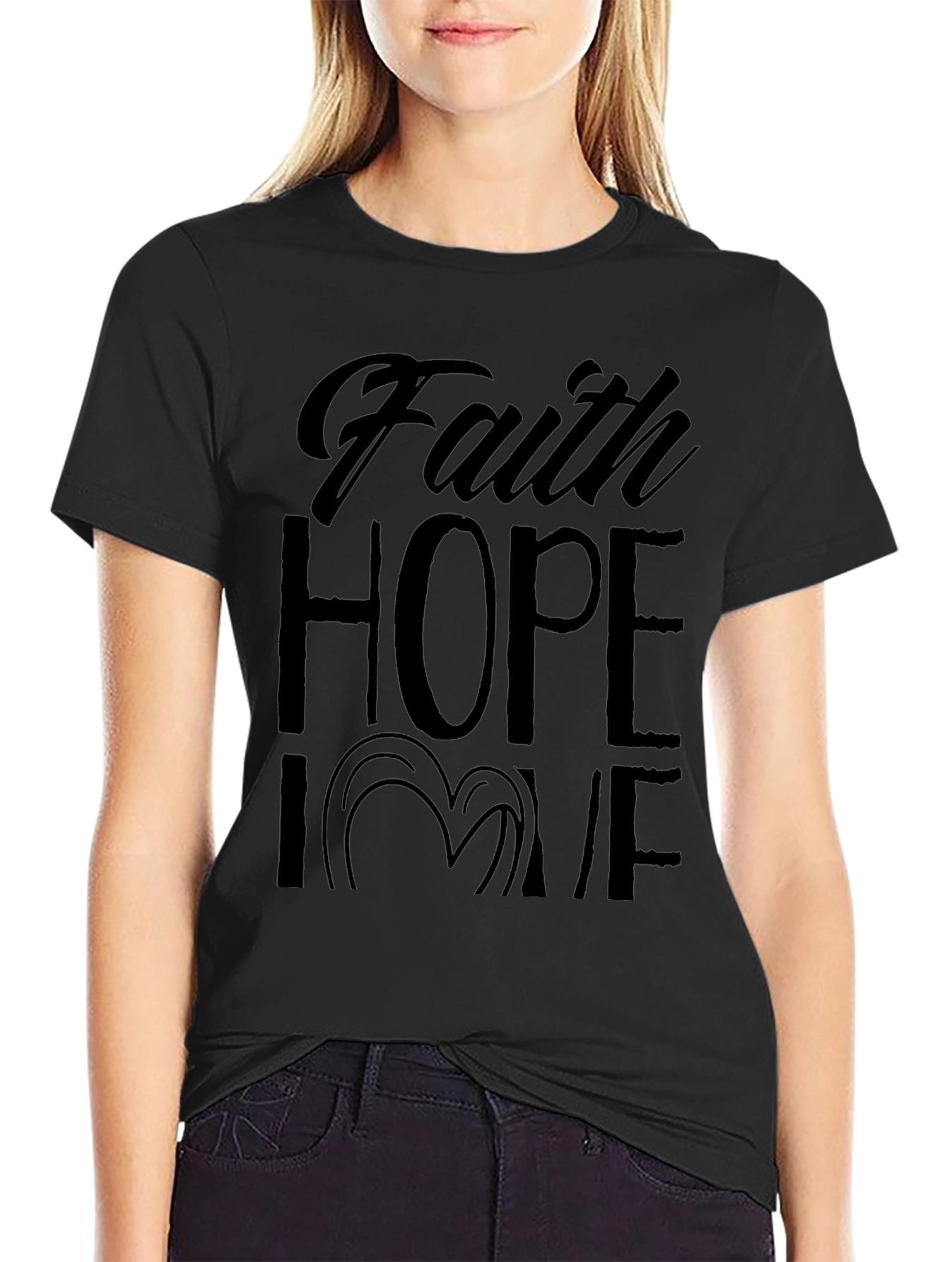 Faith Hope Love Graphic Tee