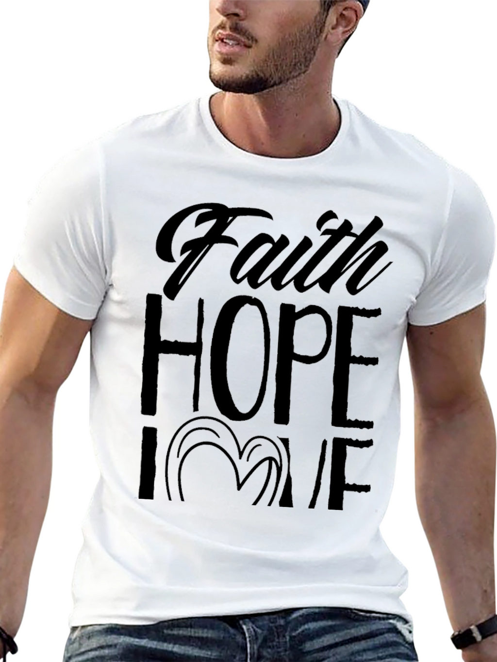 Faith Hope Love Graphic Tee
