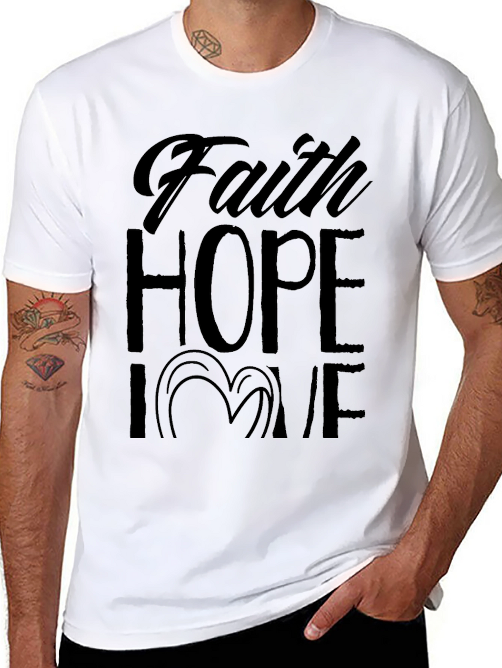 Faith Hope Love Graphic Tee